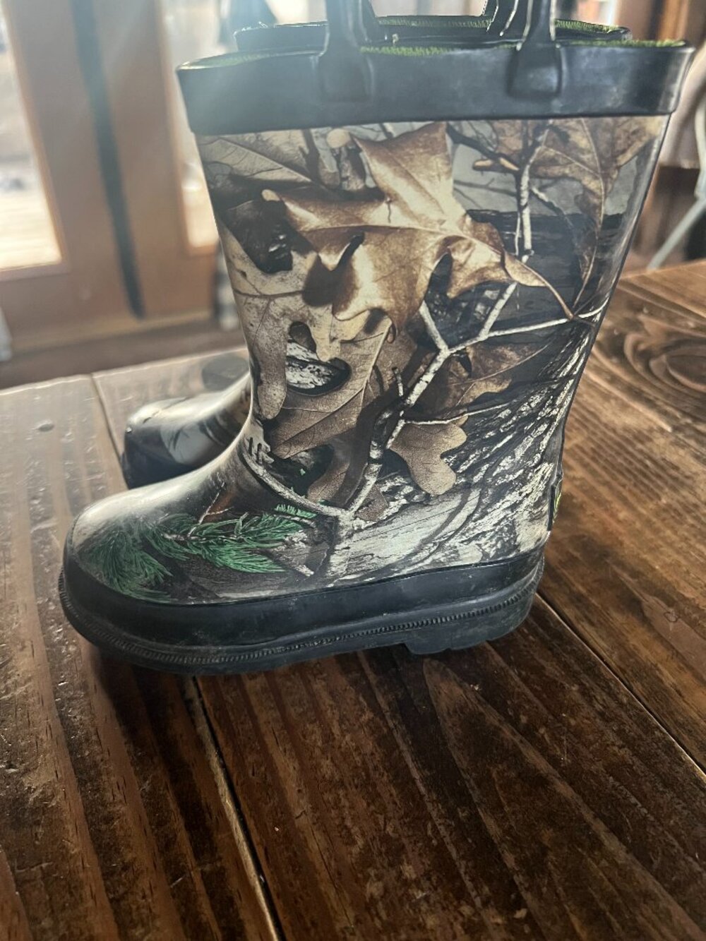 Austin Trading Co. Kid's Boys Boots Realtree Camo Children's Rain Boot